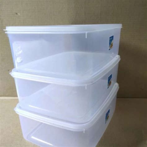 Jual Food Box 3500ml Plastik Kotak Makan 3500 Ml Toples Kmp Mutiara