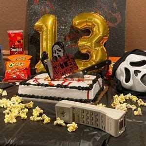 Party Supplies Have A Killer Birthday Cake Topper Horror Classic