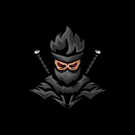 Ninja mascot esport logo vector template, Creative Ninja logo design ...