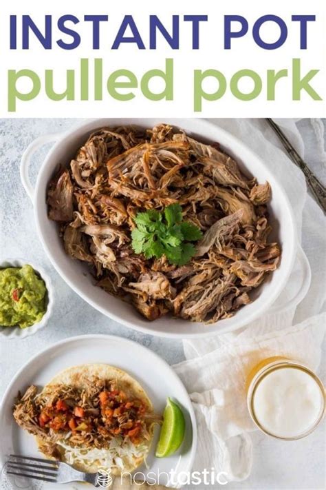 Instant Pot pulled pork recipe that’s made from scratch and is paleo ...