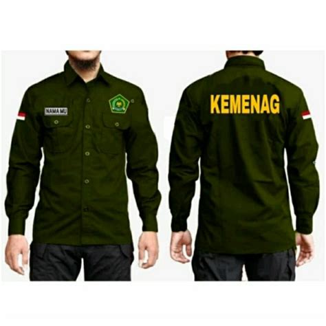 Jual Kemeja Kemenag Seragam Kemeneg Baju Kemenag Pdh Kementrian Agam