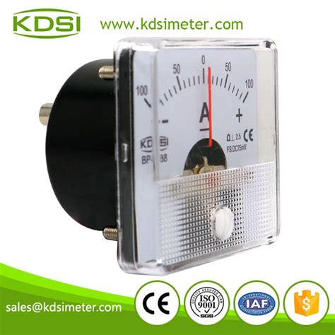 High Quality Professional Bp Dc Mv A Panel Analog Ammeter