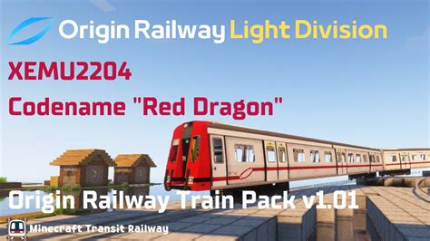 Minecraft Transit Railway Origin Railway Train Pack V Youtube