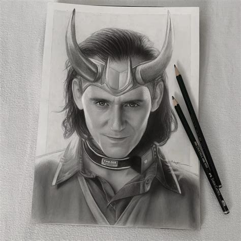 I Did A Drawing Of Loki And Thought That Id Share It Here R