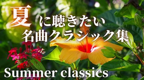 名曲クラシック夏に聴きたいクラシック集ショパンメンデルスゾーン リスト他 Summre Classic作業用BGM YouTube