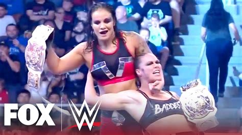 Ronda Rousey And Shayna Baszler Win Womens Tag Team Championships