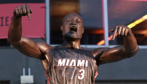 Sculptor Of Dwyane Wade Statue Responds To Criticism