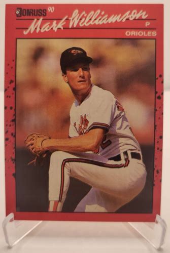 1990 Donruss 406 Mark Williamson Baltimore Orioles Baseball Card EBay