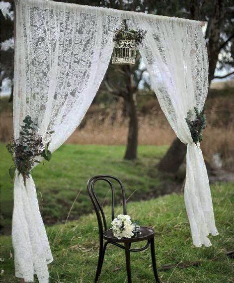 White lace wedding door curtain romantic wedding arch designs ...