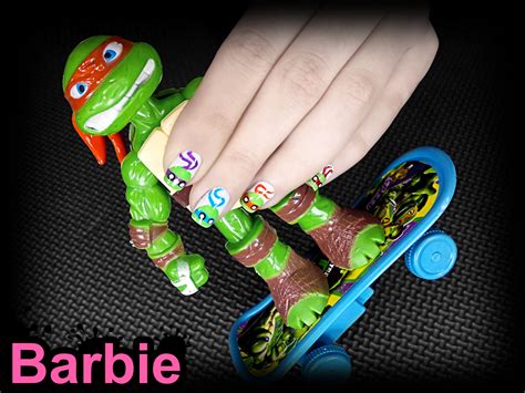 Tmnt Nails Nail Design Inspired By The Franchise Teenage Mutant