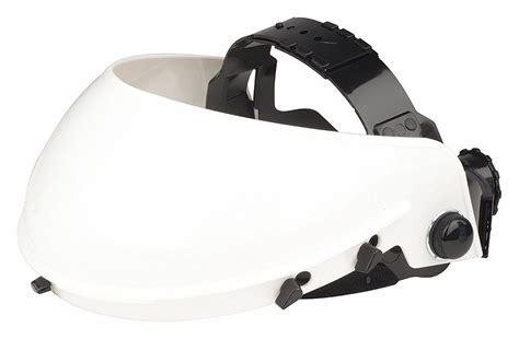 Mcr Safety Headgear Single Crown Headgear Ratchet White Nylon For Visor 2elr4 Use With