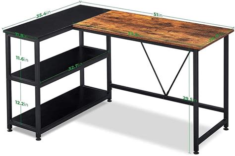 Engineered Wood L Shaped Tekavo Computer Office Table Desk For Home