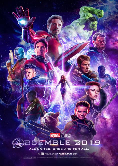 Marvel Spoiler Oficial Avengers 4 Poster 2019