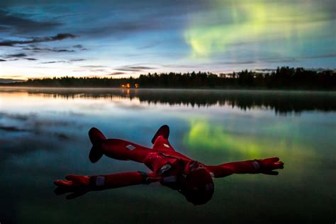 Aurora Ice Floating; Ylläs | Visit Finland