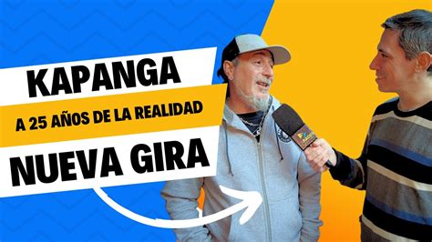 El Mono De Kapanga Habla De Todo Y Anuncia Nueva Gira De Shows Youtube