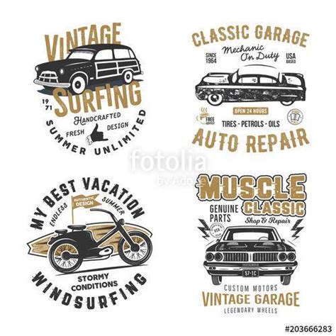 Vintage Garage Car Shop Logo Logodix