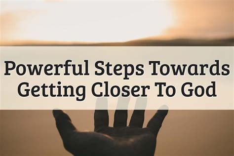 Getting Closer To God Powerful Habits To Take