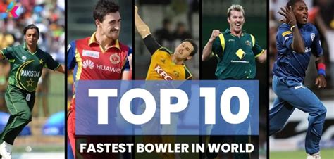 Top 10 Fastest Bowler in The World (Cricket) 2023