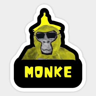 Gorilla Tag Monke Vr Gamer Stickers for Sale | TeePublic