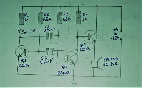 Simple Sirens Circuits Examples Circuit Diagram