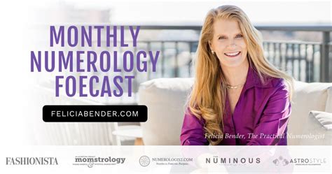 Monthly Numerology Forecast Felicia Bender