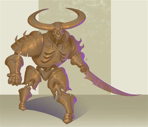 Brass Golem Katrin Jupiter Character Art Pathfinder Rpg Artwork