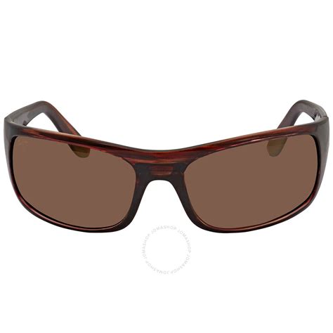 Maui Jim Peahi Hcl Bronze Rectangular Unisex Sunglasses H202 10 65