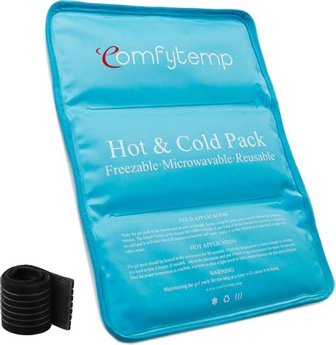 Comfytemp Bolsas Gel Frio Reutilizables Con Correas 27 X 37 Cm Bolsa