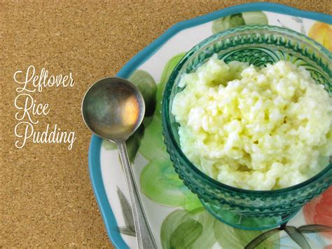 Leftover Rice Pudding Frugal Upstate