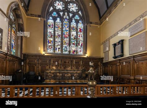 Chapel Interior Balliol College Oxford University Stock Photo Alamy