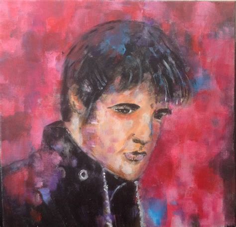 Painting Elvis Presley Etsy