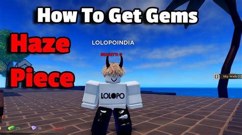 How To Get Gems In Haze Piece Roblox Haze Piece Youtube