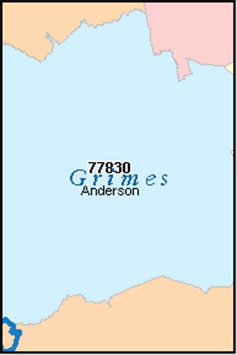 GRIMES County, Texas Digital ZIP Code Map