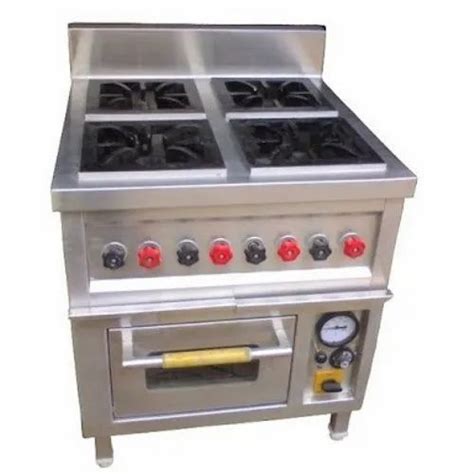 LPG 4 Burner Range With Pizza Oven For Hotel At Rs 25000 In Mumbai