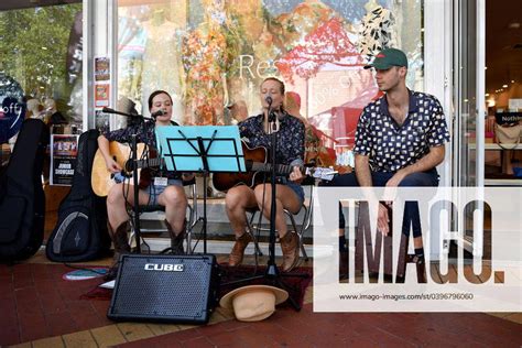 Tamworth Country Music Festival Buskers Perform On Peel Street