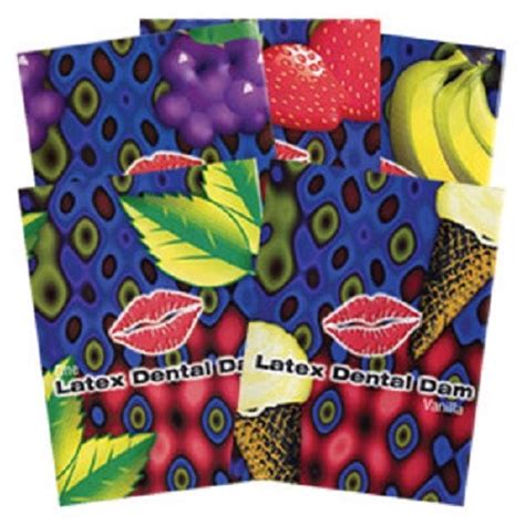 Trustex Assorted Flavoredscented Latex Dental Dams