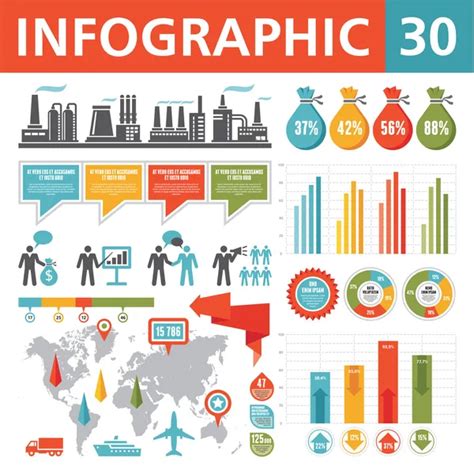 Infographics Elements Vector Images Royalty Free Infographics Elements