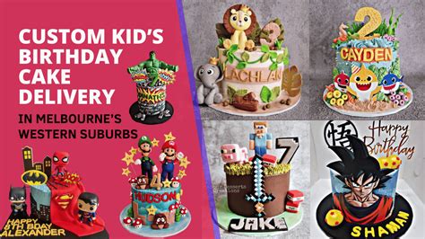 Customized Kid’s Birthday Cake | Melbourne Delivery & Pick Up – Amour Desserts