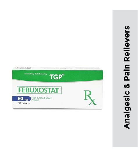 Rx Tgp Febuxostat Tab 80mg