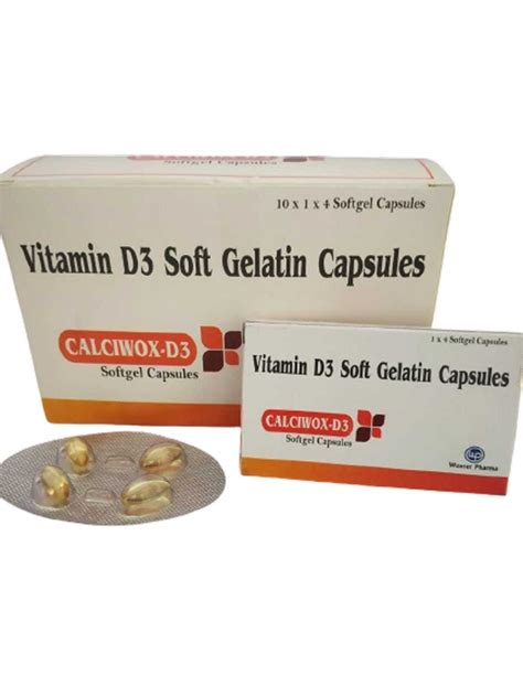 Vitamin D3 Soft Gelatin Softgels Capsules Prescription At Rs 119 Strip