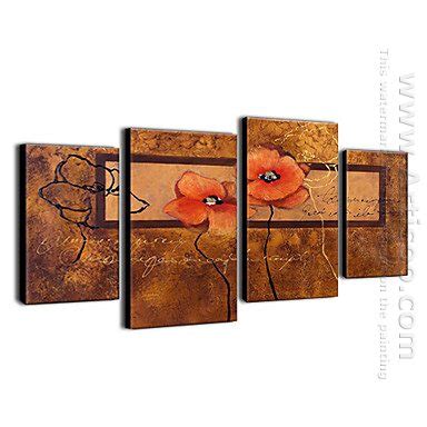 Hand Painted Oil Painting Abstract - Set of 3 -Canvas Sets