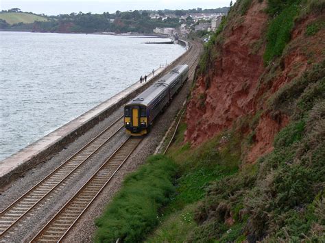 North Bound On Dawlish Sea Wall In Dawlish John