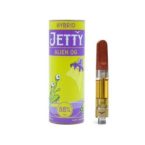 Alien Og High Thc Cartridge 1g Jetty Extracts