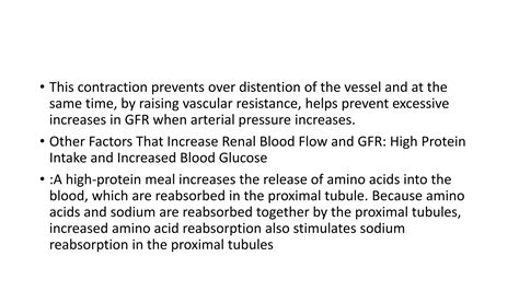 Determinants Of Glomerular Filtration Rate Pptx