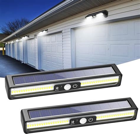 Solar Lights Outdoor 2 Packjesled 500lm Solar Security Lights