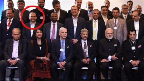 Nirav Modi Did Not Meet Pm Modi At Davos Photo Impromptu Says Foreign