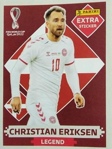 Figurinha Copa Do Mundo Christian Eriksen Legend Extra Em Jo O