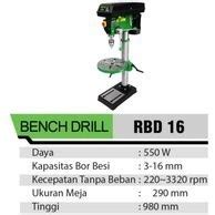 Jual Mesin Bor Duduk RYU RBD 16 Bench Drill RYU 16mm Shopee Indonesia