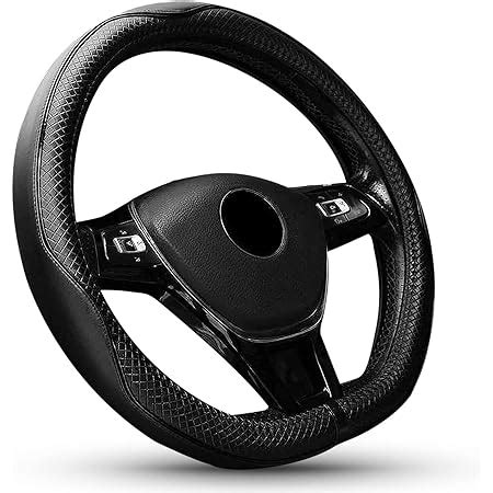 Amazon D Shape Steering Wheel Cover Premium Leather Car Steering