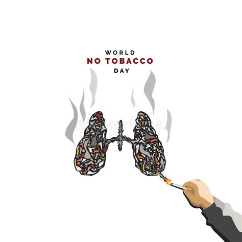 Día Mundial Sin Tabaco Una Ilustración De Los Efectos Negativos Del